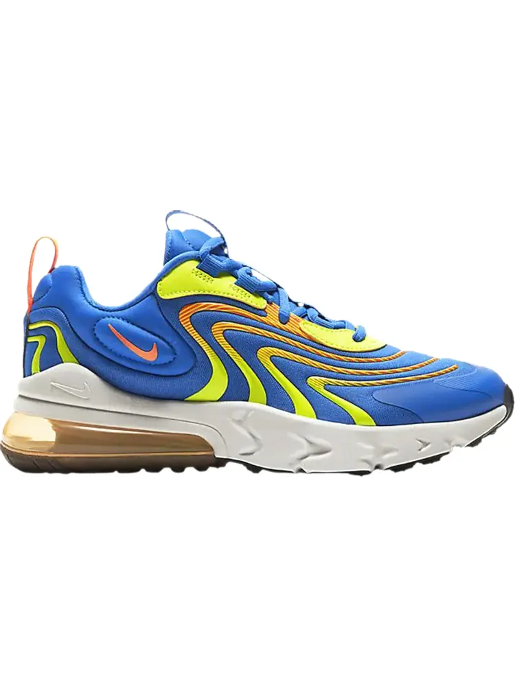 Кроссовки Nike Air Max 270 React ENG GS 'Soar Volt Orange' — изображение 1 из 1, синий