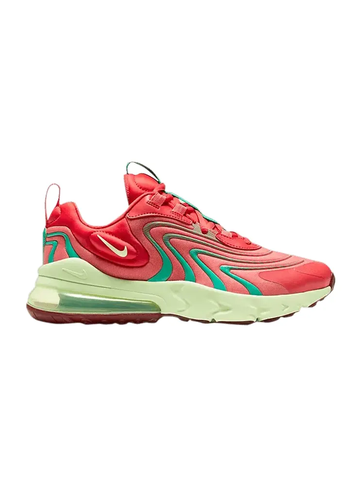 Кроссовки Nike Air Max 270 React ENG GS 'Track Red Neptune Green' — изображение 1 из 1, красный//зеленый