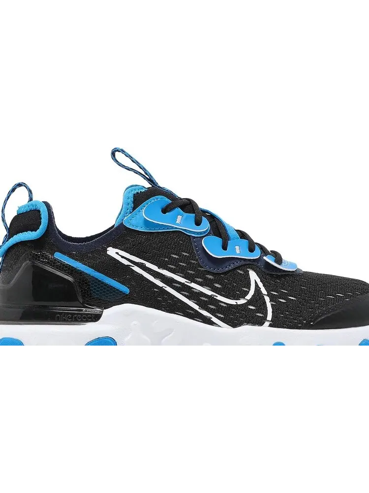 Кроссовки Nike React Vision GS 'Black Midnight Navy' — изображение 2 из 8, черный