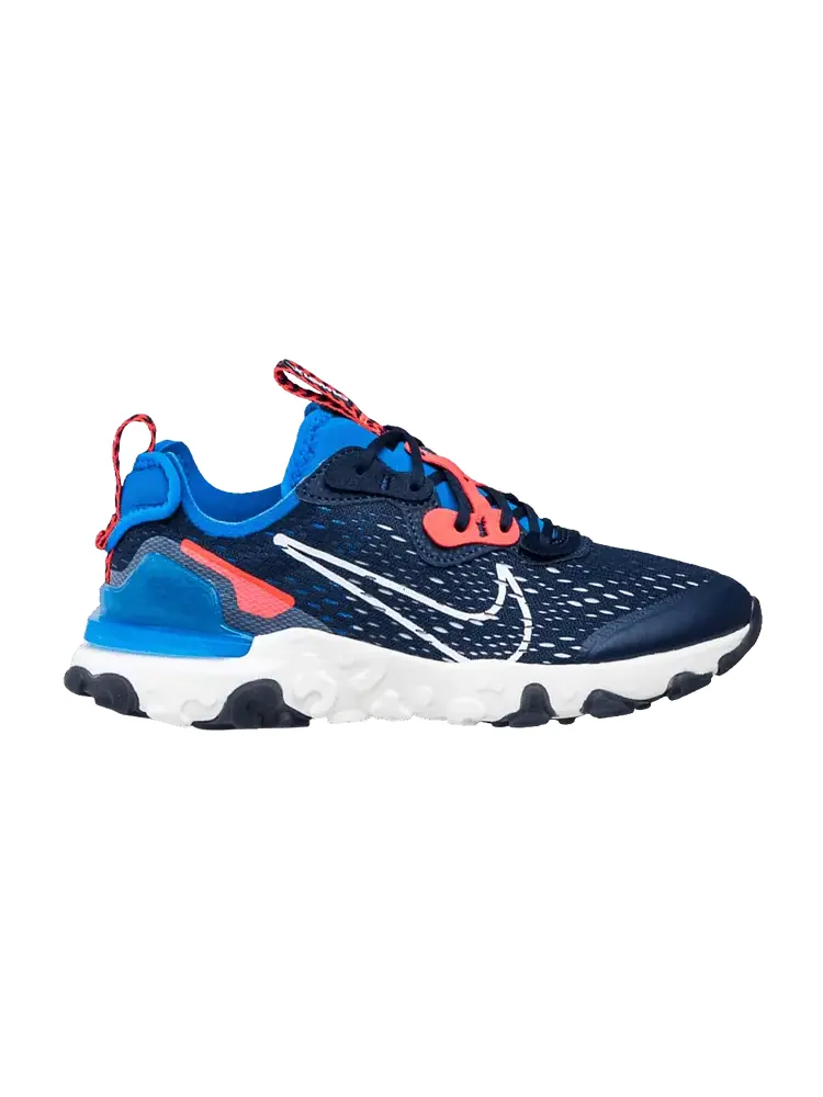 Кроссовки Nike React Vision GS 'Midnight Navy' — изображение 1 из 1, темно-синий/белый