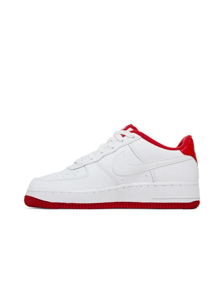 Кроссовки Nike Air Force 1 GS 'White University Red' — изображение 4 из 9, белый/красный