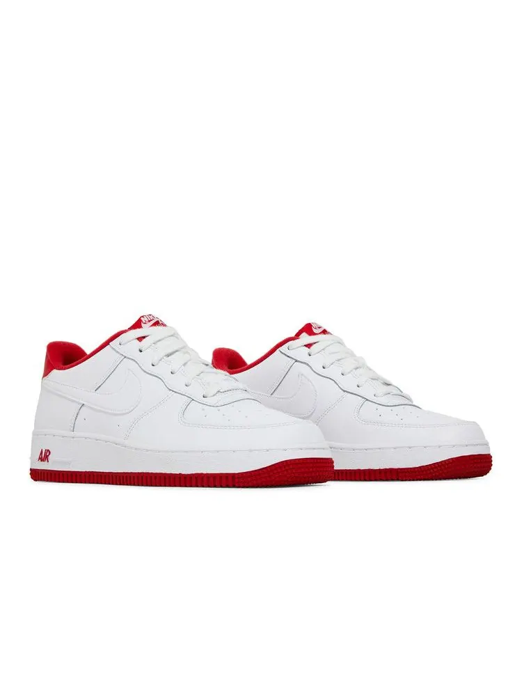Кроссовки Nike Air Force 1 GS 'White University Red' — изображение 9 из 9, белый/красный