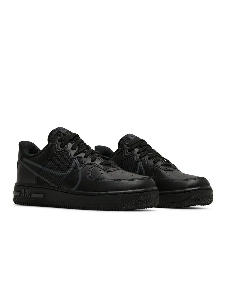 Кроссовки Nike Air Force 1 React GS 'Black' — изображение 9 из 9, черный