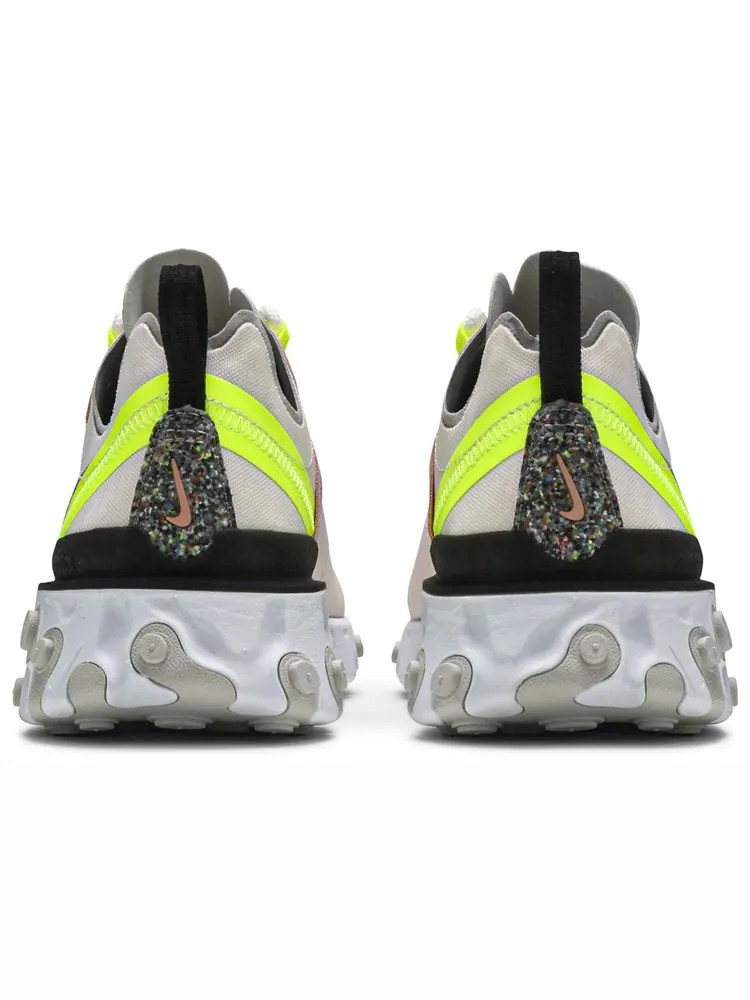 Кроссовки Nike Wmns React Element 55 Premium 'Light Soft Pink Volt' — изображение 6 из 8, розовый