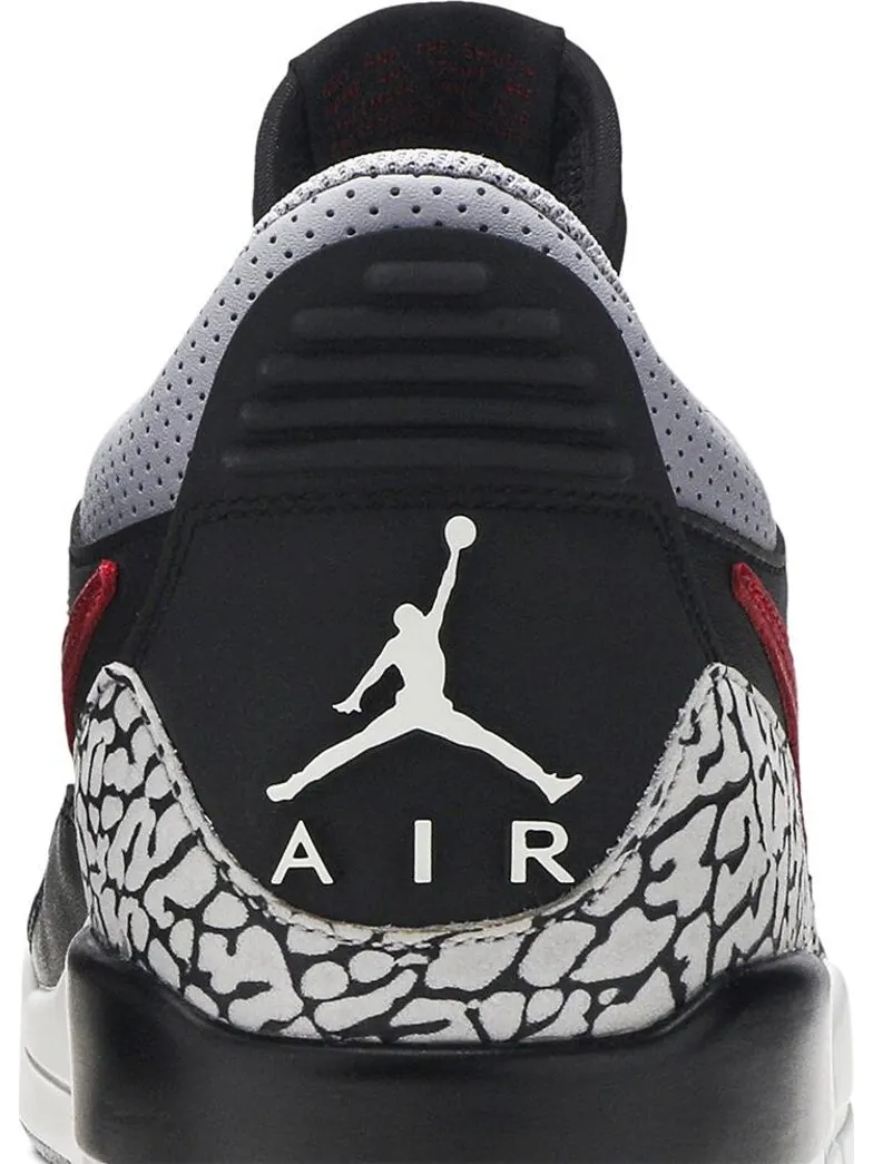 Кроссовки Jordan Legacy 312 Low Bred Cement — изображение 7 из 8, черный