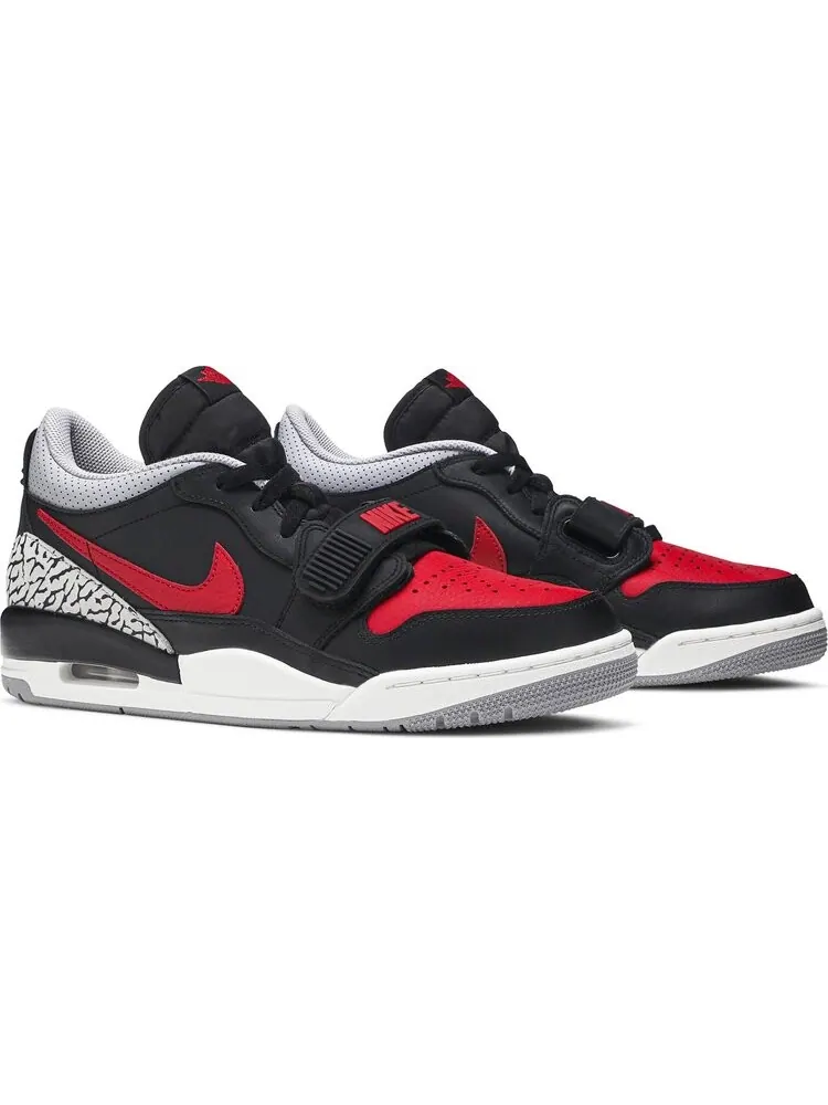 Кроссовки Jordan Legacy 312 Low Bred Cement — изображение 8 из 8, черный