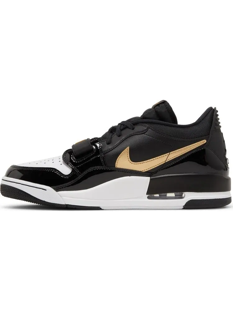 Кроссовки Jordan Legacy 312 Low Black Metallic Gold — изображение 3 из 8, черный