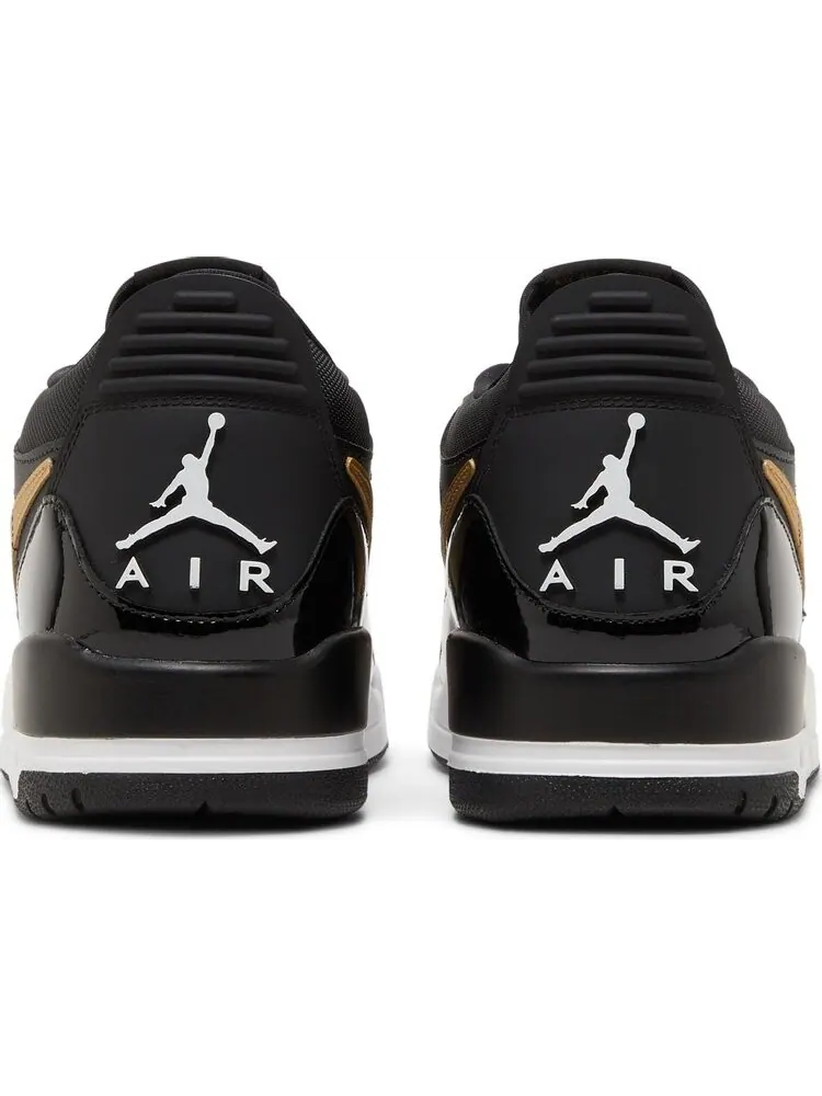 Кроссовки Jordan Legacy 312 Low Black Metallic Gold — изображение 6 из 8, черный