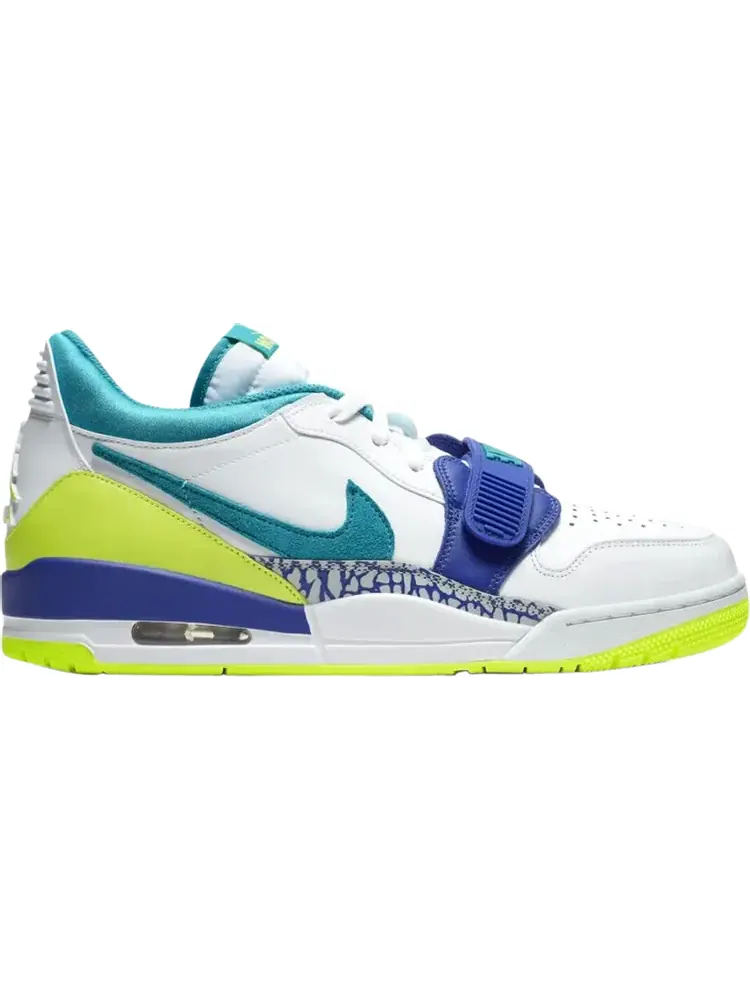 Кроссовки Just Don x Jordan Legacy 312 Low Neon Aquamarine — изображение 1 из 1, бирюзовый