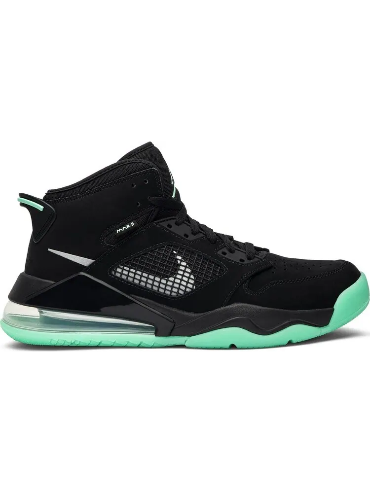 Кроссовки Jordan Mars 270 Green Glow — изображение 1 из 8, черный