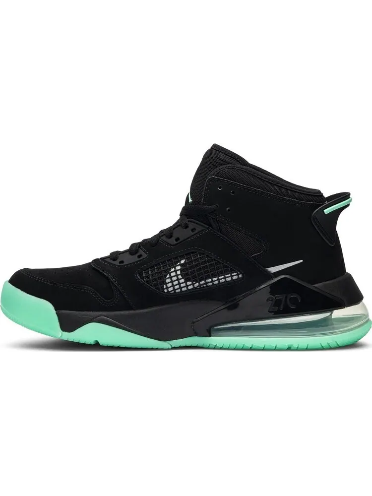 Кроссовки Jordan Mars 270 Green Glow — изображение 3 из 8, черный