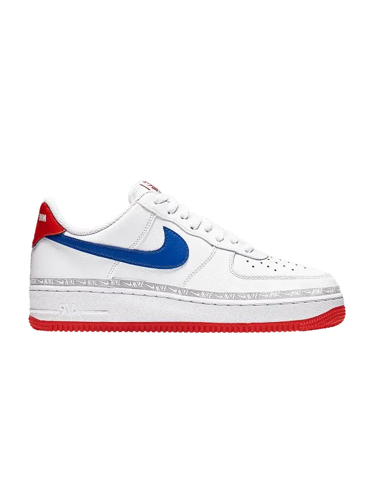 Кроссовки Nike Air Force 1 Low 'Overbranding - White Red Blue' — изображение 1 из 1, белый