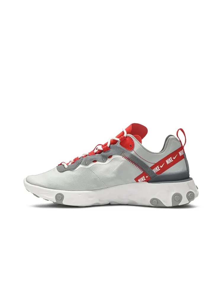 Кроссовки Nike React Element 55 'Grey Royal Red' — изображение 3 из 4, серый