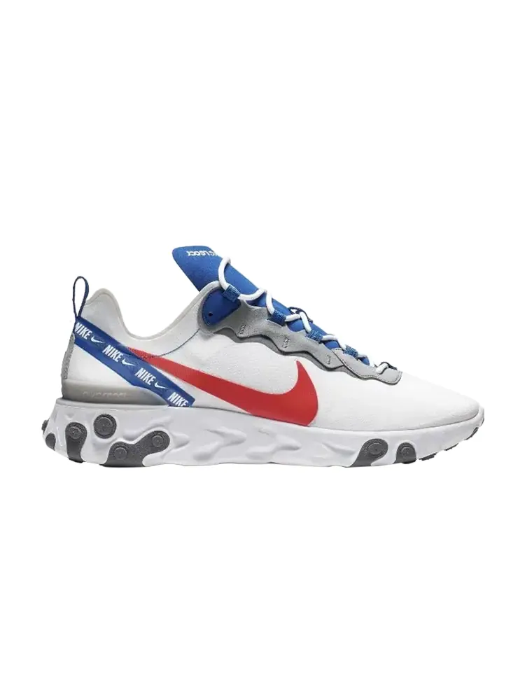Кроссовки Nike React Element 55 'White Royal Red' — изображение 1 из 1, белый