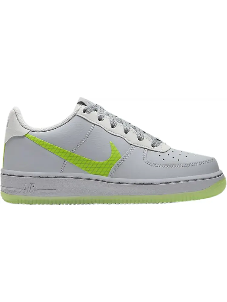 Кроссовки Nike Air Force 1 LV8 3 GS 'Wolf Grey Ghost Green' — изображение 1 из 1, серый