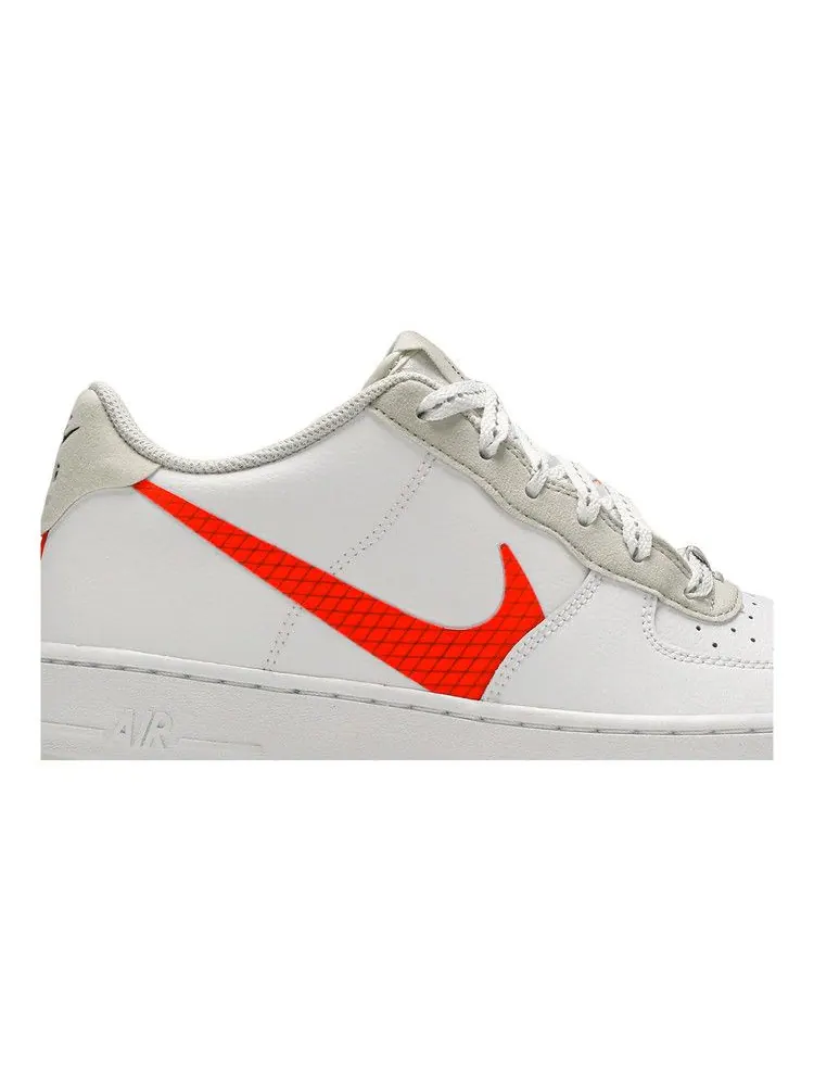 Кроссовки Nike Air Force 1 LV8 3 GS — изображение 2 из 8, белый оранжевый