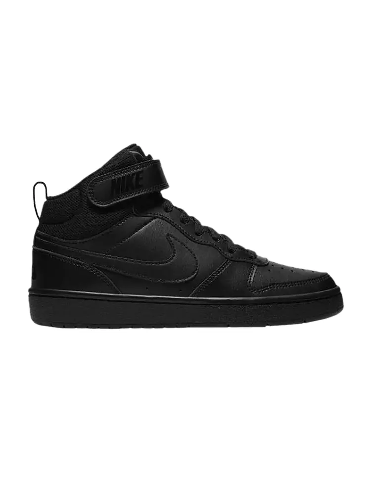 Кроссовки Nike Court Borough Mid 2 GS — изображение 1 из 1, черный