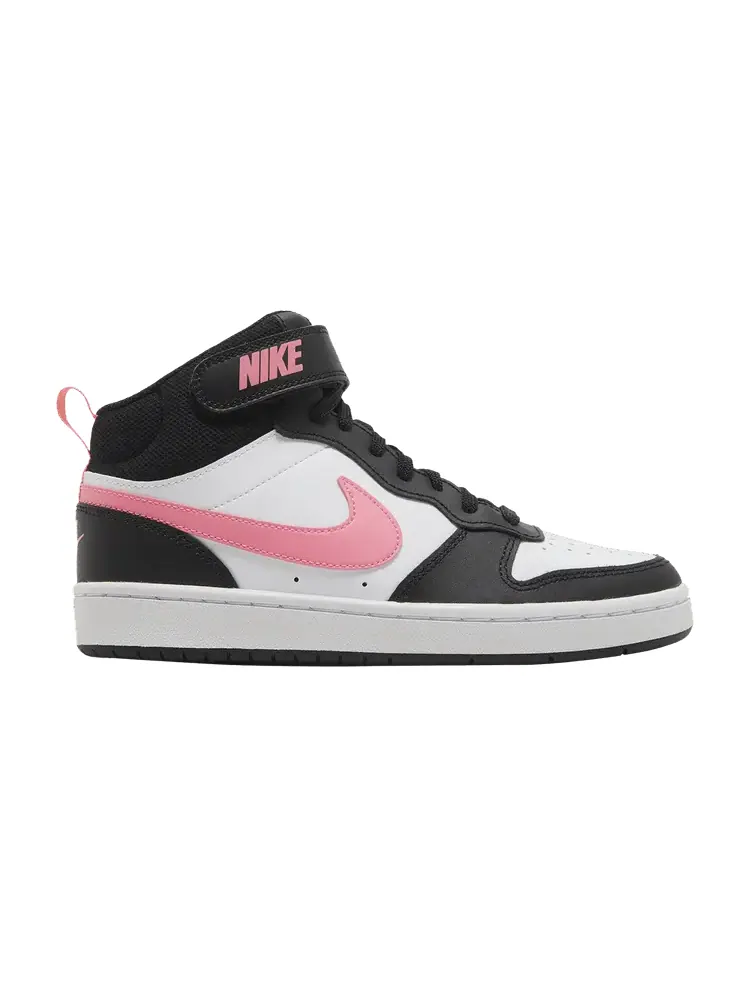 Кроссовки Nike Court Borough Mid 2 GS 'White Sunset Pulse' — изображение 1 из 9, черный//белый