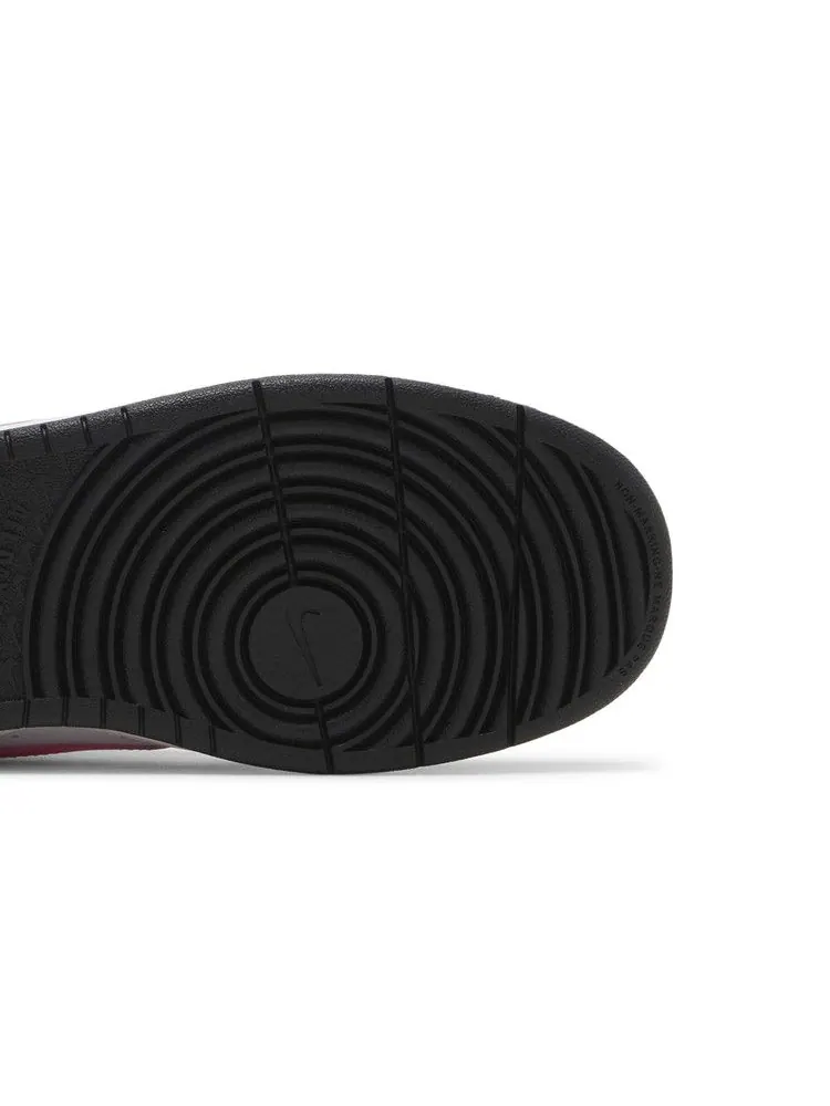 Кроссовки Nike Court Borough Mid 2 GS 'White Sunset Pulse' — изображение 6 из 9, черный//белый