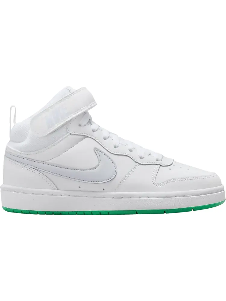 Кроссовки Court Borough Mid 2 GS 'White Stadium Green' — изображение 1 из 1, белый