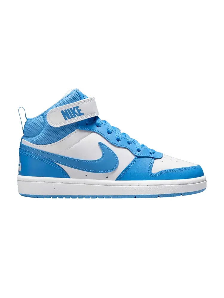 Кроссовки Court Borough Mid 2 GS 'White Blue Beyond' — изображение 1 из 1, белый синий