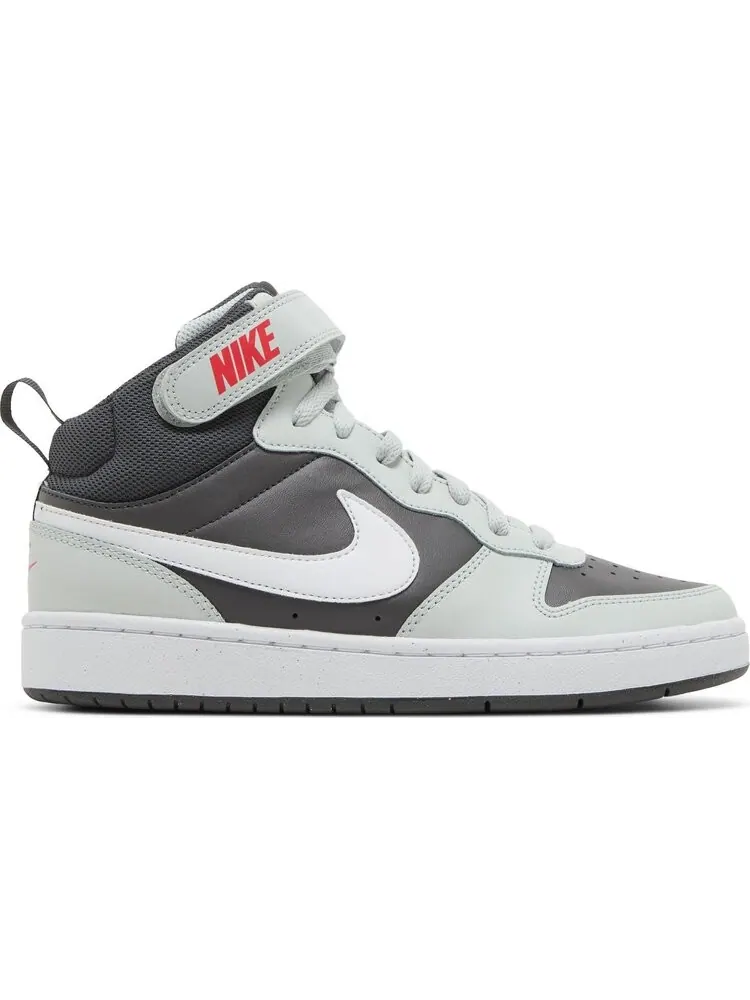 Кроссовки Nike Court Borough Mid 2 GS 'Medium Ash Light Silver' — изображение 1 из 8, серый