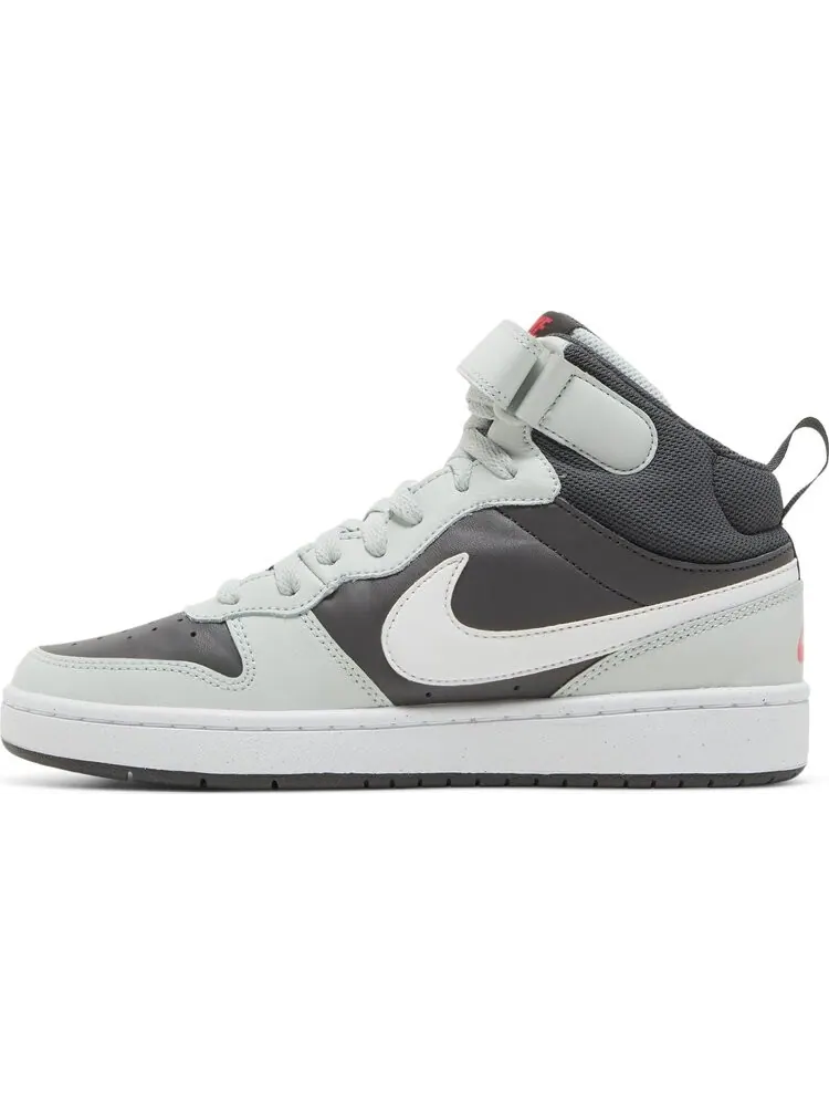Кроссовки Nike Court Borough Mid 2 GS 'Medium Ash Light Silver' — изображение 3 из 8, серый