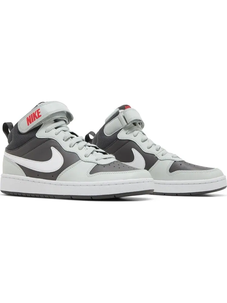 Кроссовки Nike Court Borough Mid 2 GS 'Medium Ash Light Silver' — изображение 8 из 8, серый