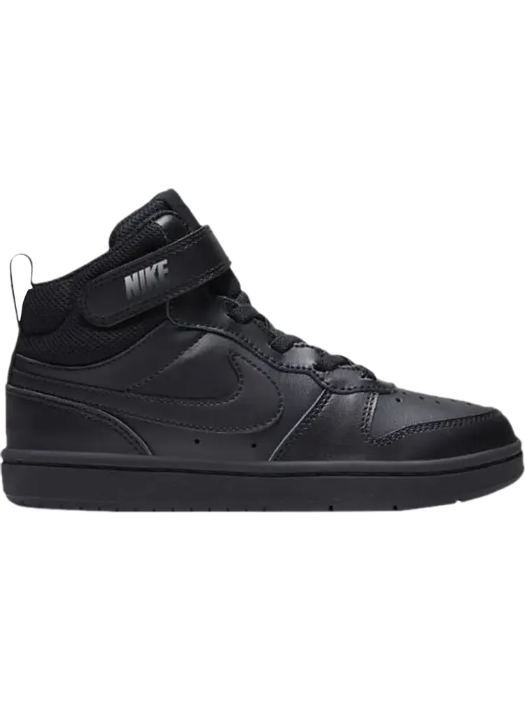 Кроссовки Nike Court Borough Mid 2 PSV 'Triple Balck' — изображение 1 из 1, черный