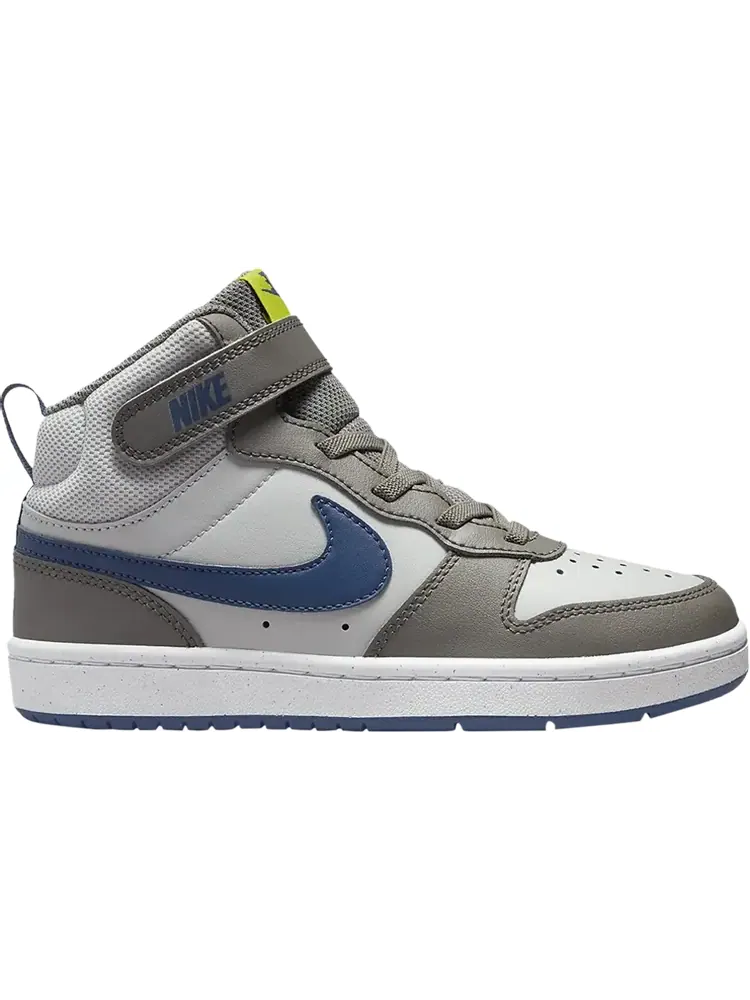 Кроссовки Nike Court Borough Mid 2 PS 'Grey Fog Mystic Navy' — изображение 1 из 1, серый