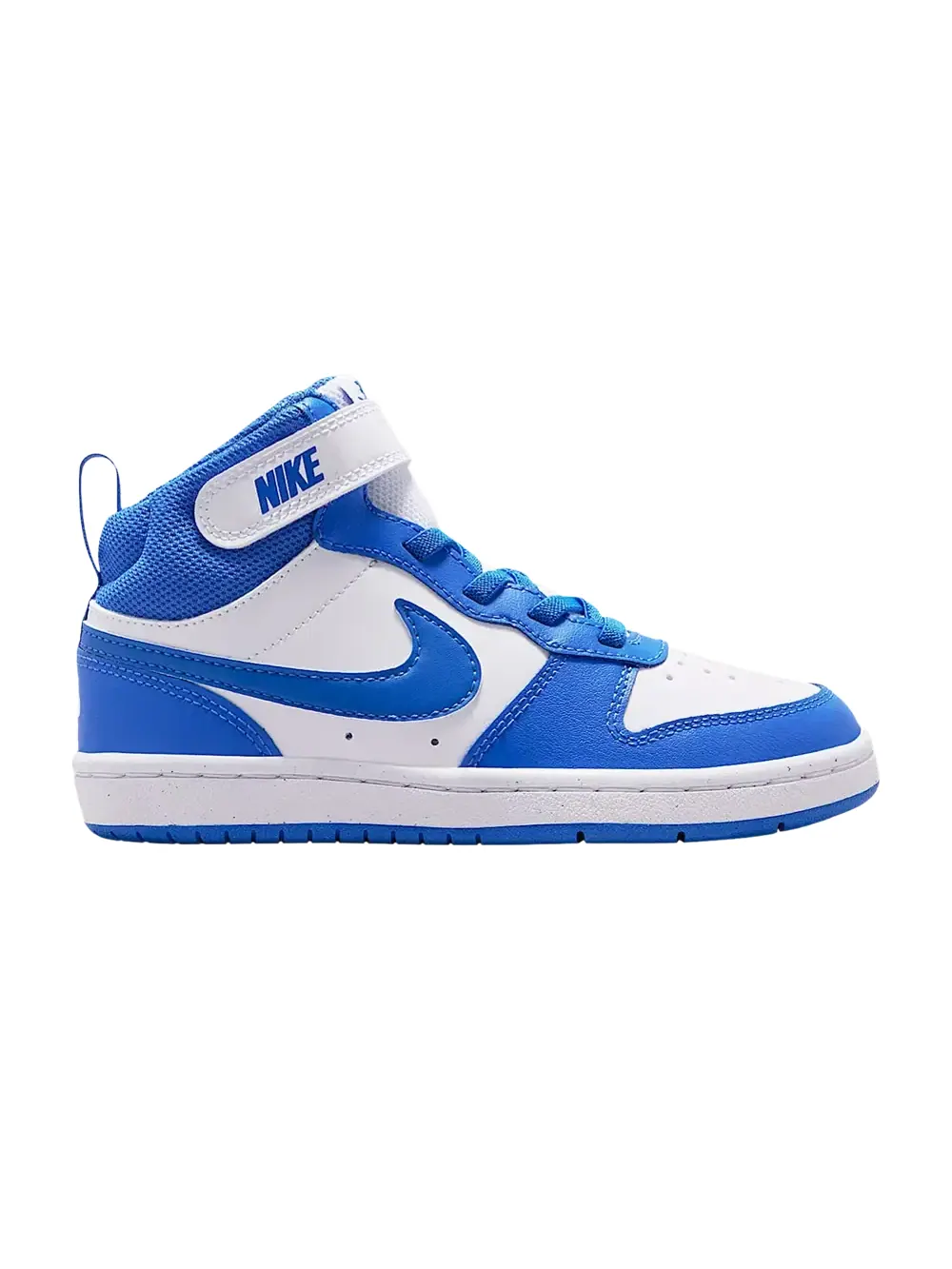 Кроссовки Nike Court Borough Mid 2 PS — изображение 1 из 1, белый/синий/белый/синий