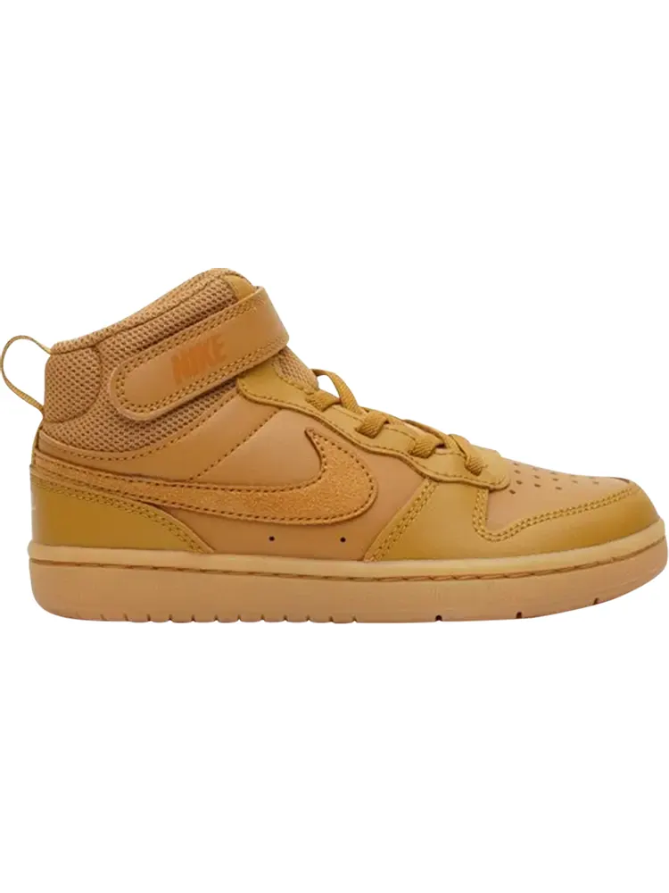 Кроссовки Nike Court Borough Mid 2 PS 'Wheat' — изображение 1 из 1, коричневый