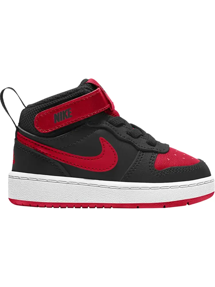 Кроссовки Nike Court Borough Mid 2 TD 'Bred' — изображение 1 из 1, красный