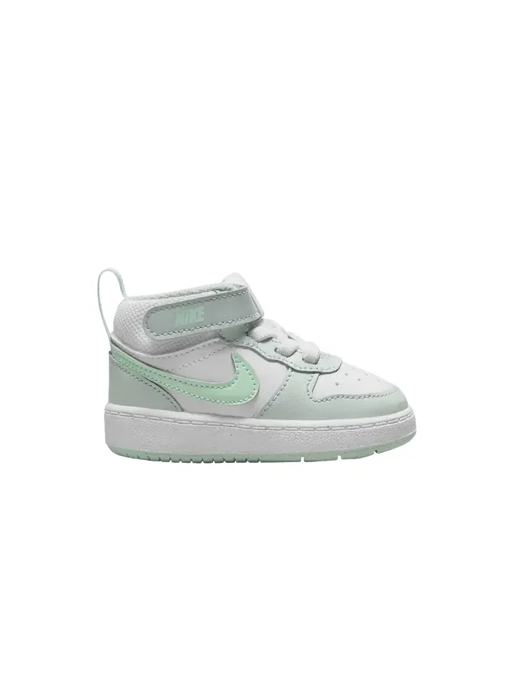 Кроссовки Nike Court Borough Mid 2 TD Pure Platinum Mint Foam — изображение 1 из 1, платиновый