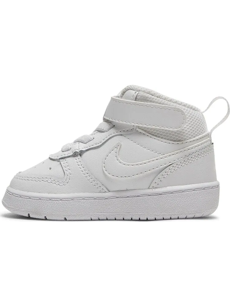 Кроссовки Nike Court Borough Mid 2 TD 'Triple White' — изображение 3 из 8, белый
