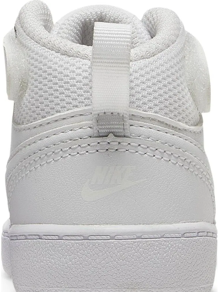 Кроссовки Nike Court Borough Mid 2 TD 'Triple White' — изображение 7 из 8, белый