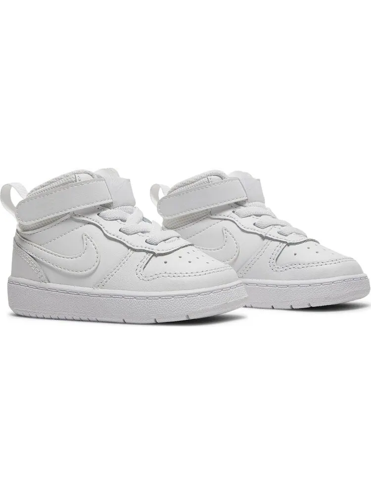 Кроссовки Nike Court Borough Mid 2 TD 'Triple White' — изображение 8 из 8, белый