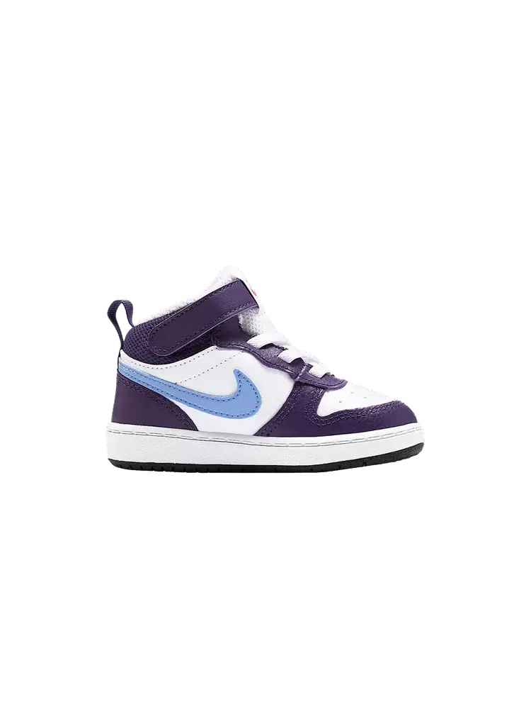 Кроссовки Nike Court Borough Mid 2 TD 'White Eggplant' — изображение 1 из 1, фиолетовый