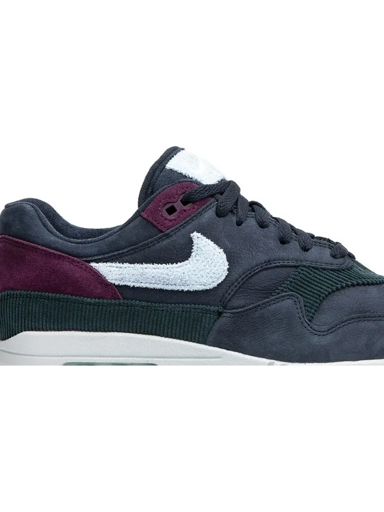 Кроссовки Nike Air Max 1 Premium 'Crepe Pack - Dark Obsidian' — изображение 2 из 8, синий