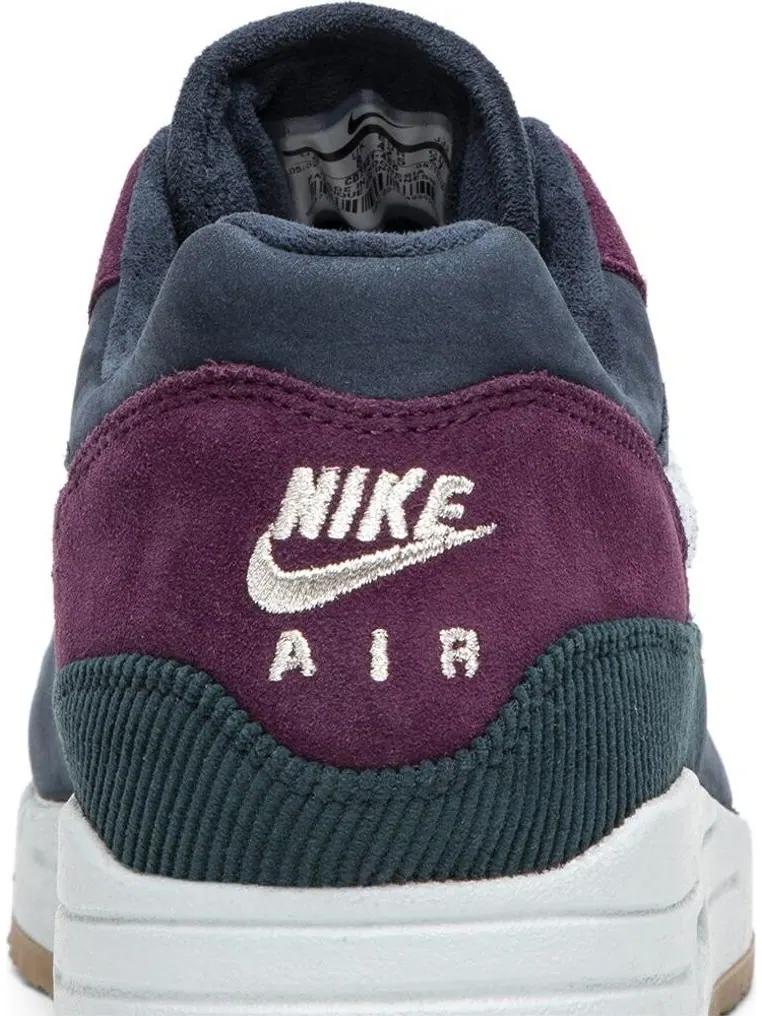 Кроссовки Nike Air Max 1 Premium 'Crepe Pack - Dark Obsidian' — изображение 7 из 8, синий