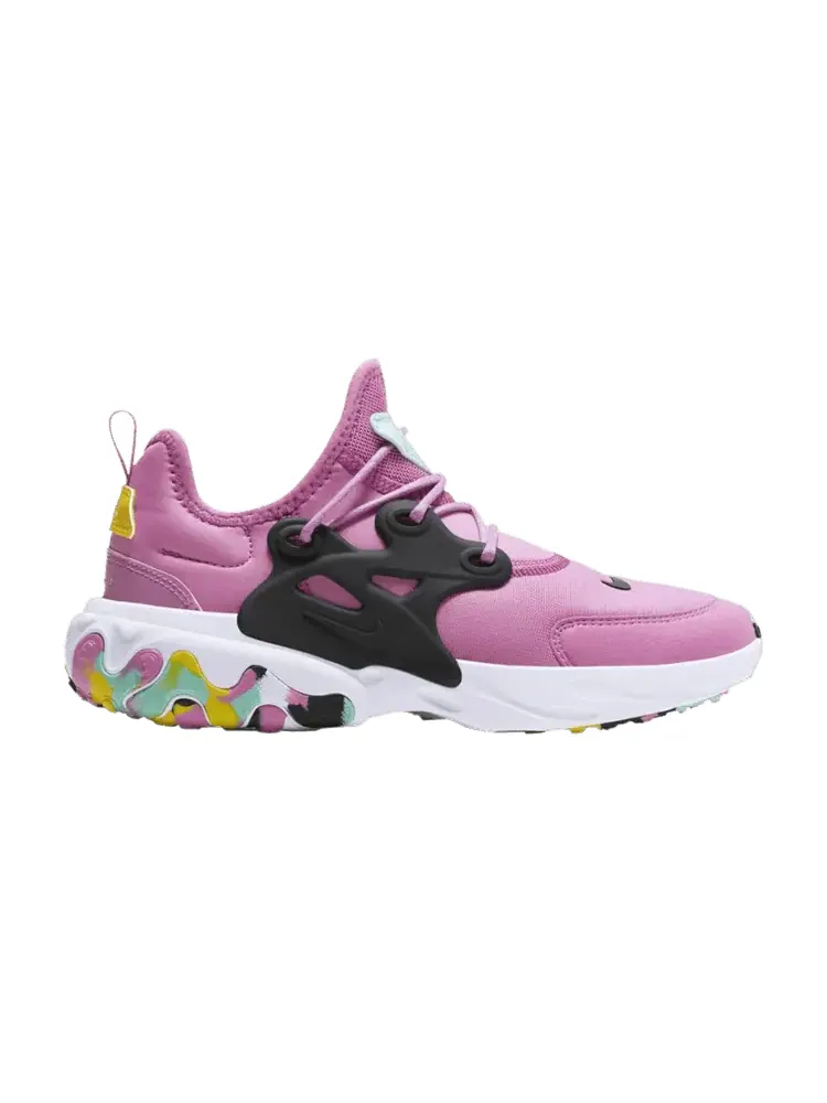 Кроссовки Nike React Presto MC GS 'Cosmic Fuchsia Camo' — изображение 1 из 1, желтый/черный
