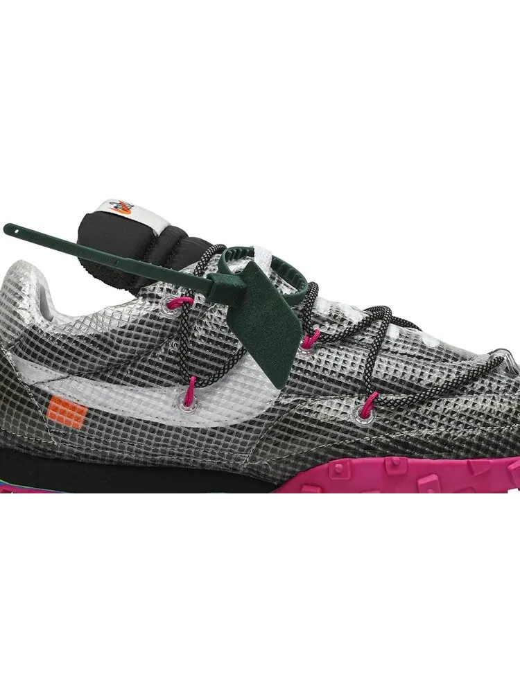 Кроссовки Nike Off-White x Wmns Waffle Racer 'Fuchsia' — изображение 2 из 8, черный