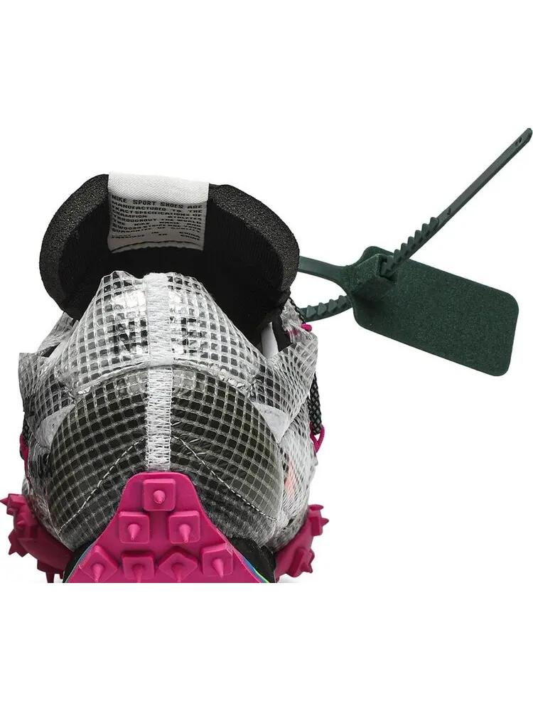 Кроссовки Nike Off-White x Wmns Waffle Racer 'Fuchsia' — изображение 7 из 8, черный