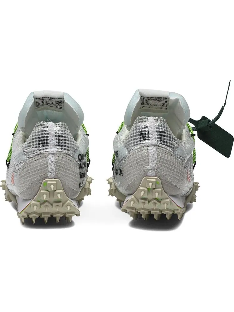 Кроссовки Nike Off-White x Wmns Waffle Racer 'Electric Green' — изображение 6 из 8, белый