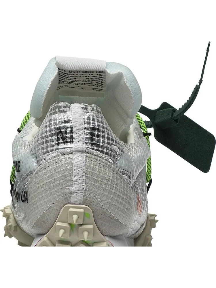 Кроссовки Nike Off-White x Wmns Waffle Racer 'Electric Green' — изображение 7 из 8, белый