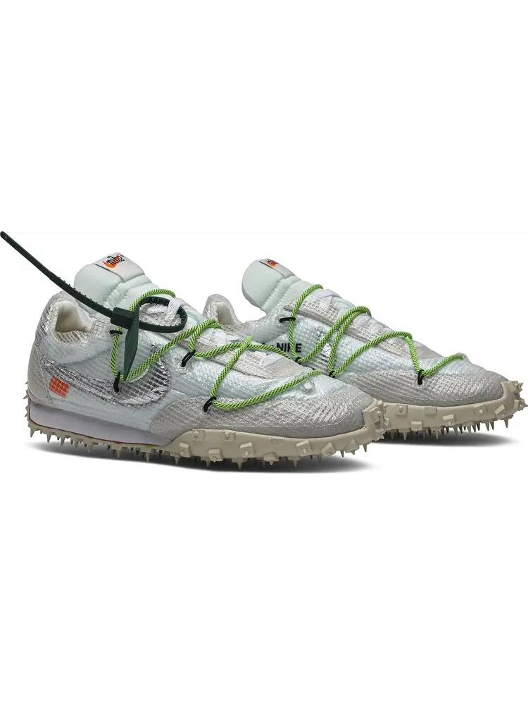 Кроссовки Nike Off-White x Wmns Waffle Racer 'Electric Green' — изображение 8 из 8, белый