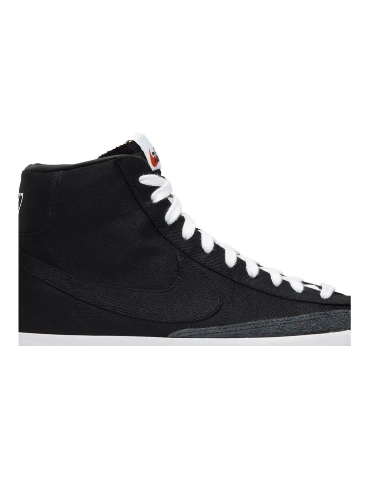 Кроссовки Nike Blazer Mid '77 Canvas 'Black' — изображение 2 из 4, черный