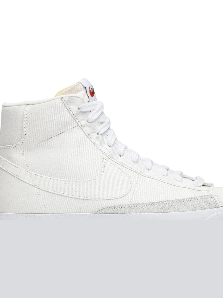 Кроссовки Nike Blazer Mid '77 Canvas 'Sail' — изображение 2 из 8, бежевый