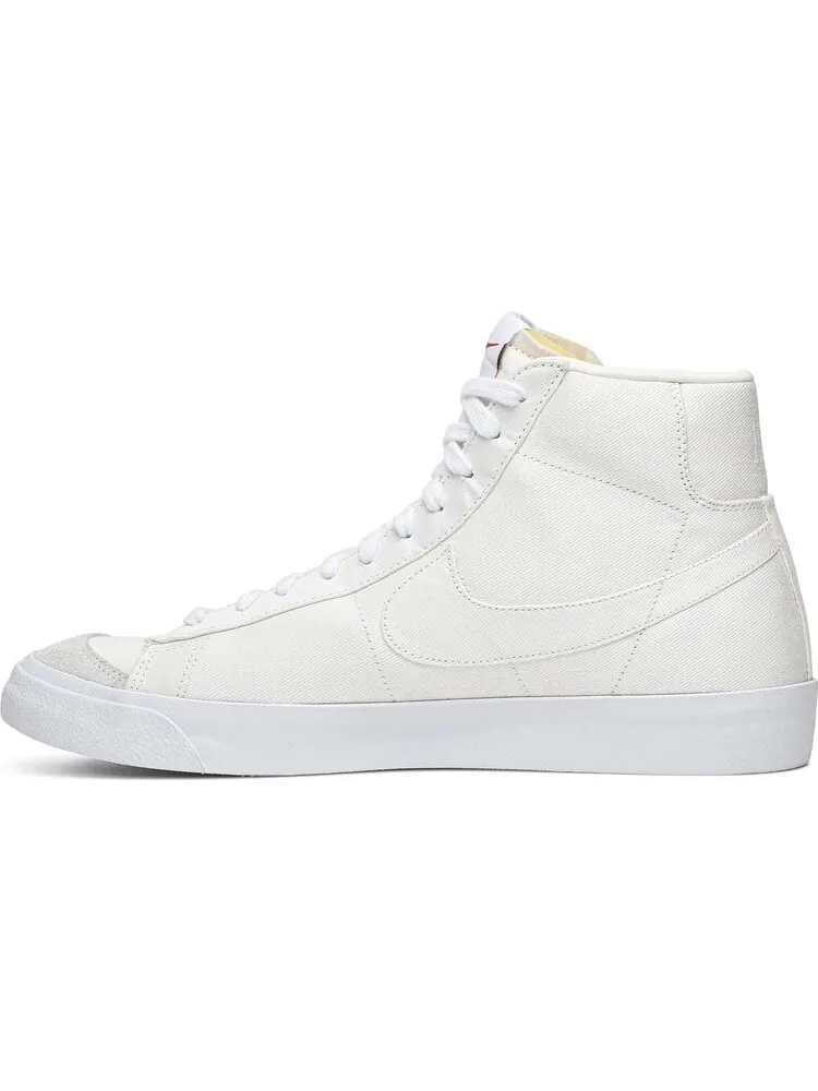 Кроссовки Nike Blazer Mid '77 Canvas 'Sail' — изображение 3 из 8, бежевый
