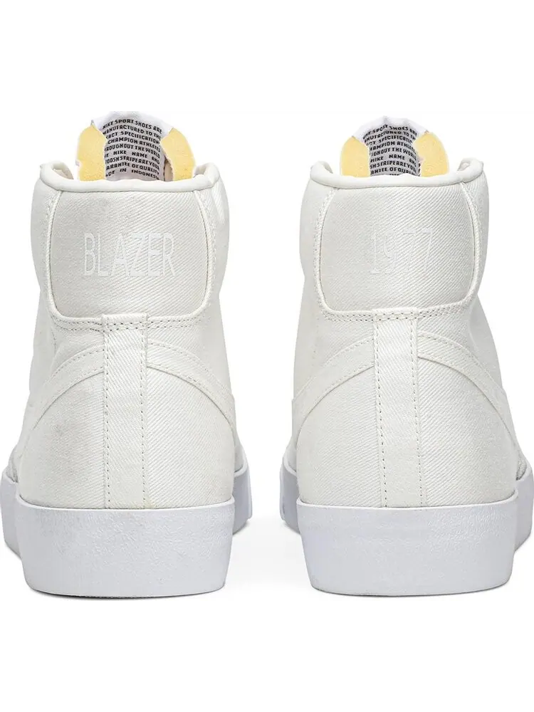 Кроссовки Nike Blazer Mid '77 Canvas 'Sail' — изображение 6 из 8, бежевый